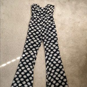 Stone Cold Fox strapless jumpsuit